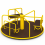 DE513 Medium Six-Seat Merry-Go-Round