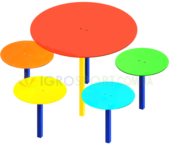 P107 Table with chairs