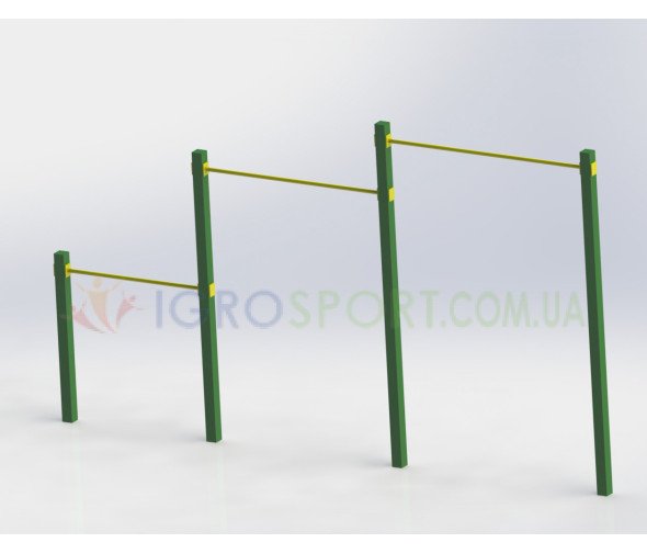 BO105 Multi-level horizontal bars