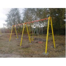 На гойдалці забороняється застосовувати жорсткі елементи підвішування!